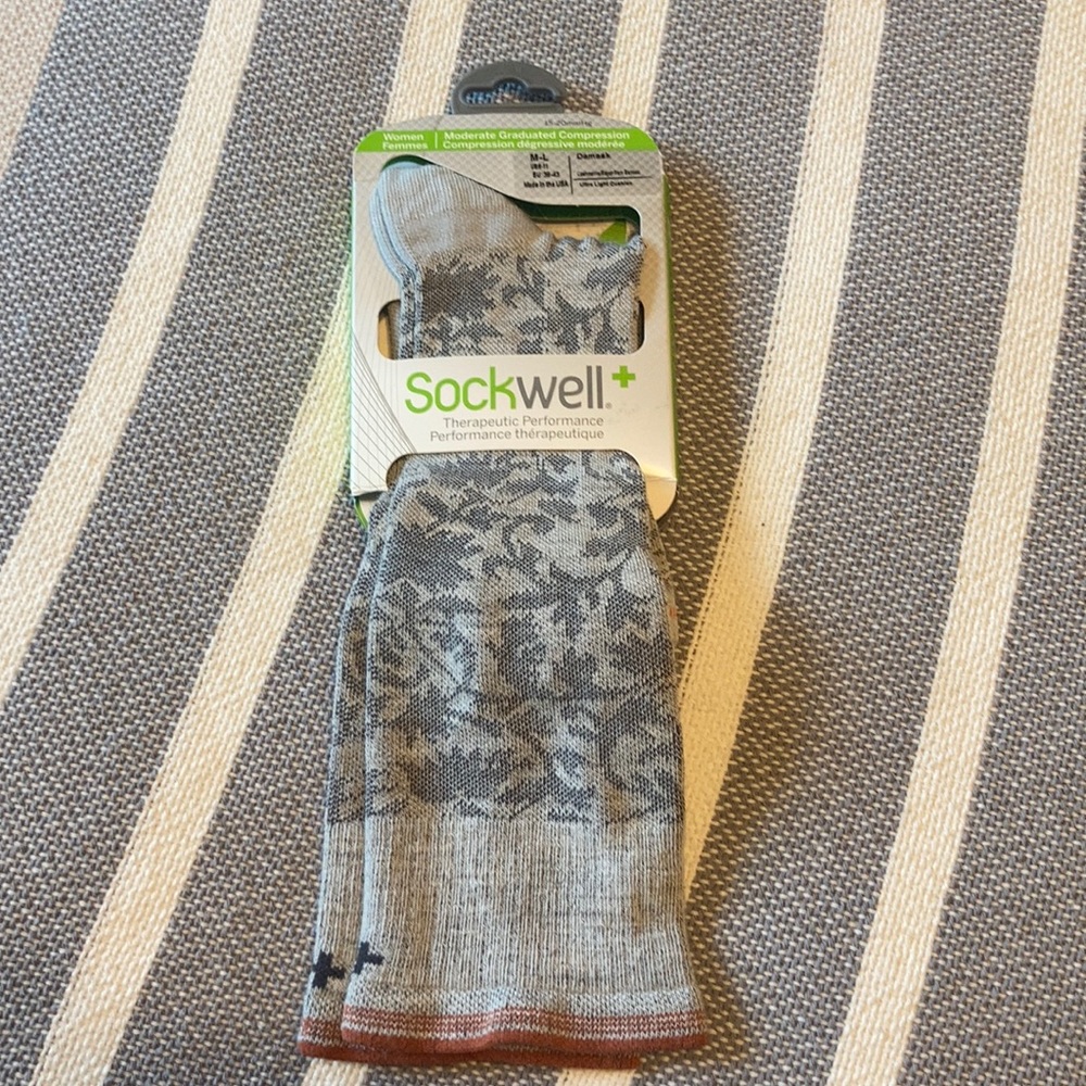 Sockwell merino wool compression socks (NWT)